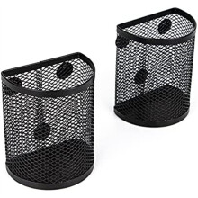 Happon Magnetic Pencil Holder Black 2-Pack