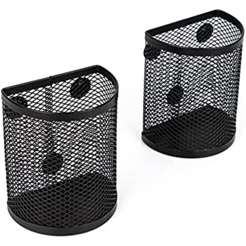 Happon Magnetic Pencil Holder Black 2-Pack