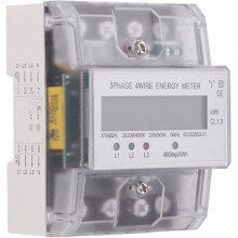 Compteur d'énergie triphasé 4 fils kWh LCD5-100A