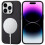 iPhone15Pro Max støtsikkert MagSafe-deksel vegansk skinn 1