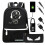 Mochila com LED e Cadeado com Código 19L Preta 1