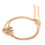 Partnerarmband für Freunde oder Partner, Gold, 2er-Pack 1