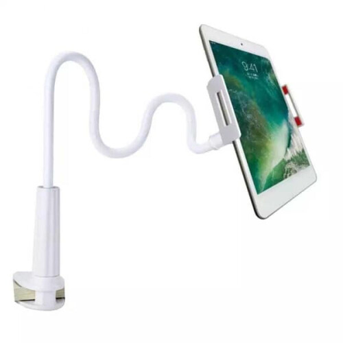 Universell hvit mobiltelefon- og iPad-holder
