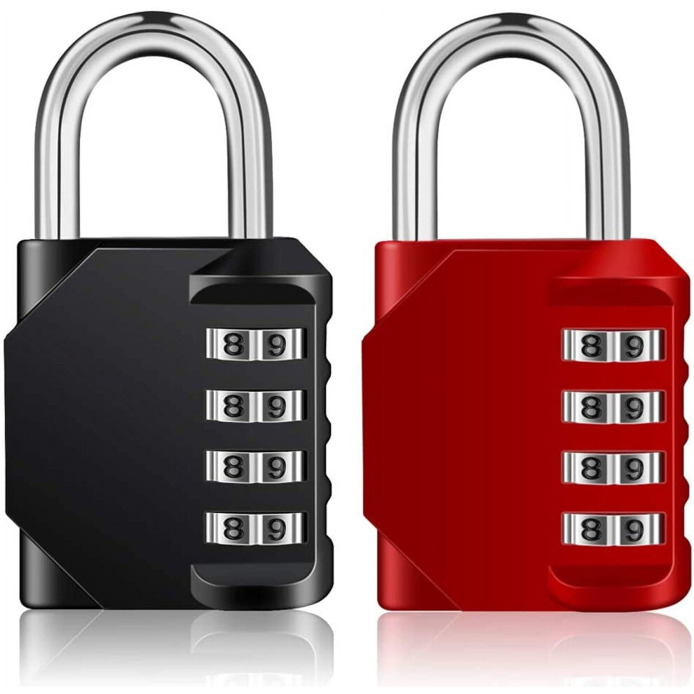 Outdoor Combination Padlock 4-Digit Resettable Weatherproof 972745960126