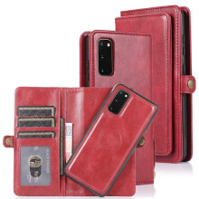 Etui portfelowe Samsung Galaxy S20FE czerwone 2 w 1