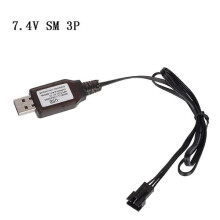 Li-ion charger for RC toys, 6.4V/7.4V, USB-powered