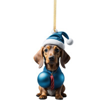 Dachshund bilanheng julepynt 1 stk