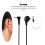 Luchtslang headsetkabel 2,5 mm jack 2,5 m 8
