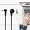 Luchtslang headsetkabel 2,5 mm jack 2,5 m 4