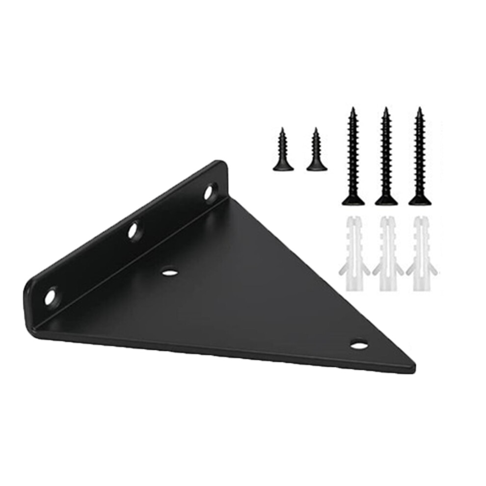 Heavy-Duty Hidden Shelf Bracket Triangle Wall Mount 2-Pack 972745961192