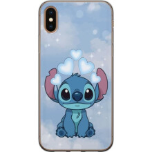 Průhledný kryt pro iPhone XS se zábavným designem skákající radosti