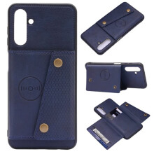 Etui na Samsung Galaxy A13 5G z uchwytem na karty ciemnoniebieskie