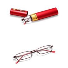 Occhiali da lettura eleganti, gradazione da +1.0 a +4.0, colore rosso.