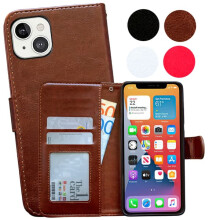 iPhone 13mini bőrtok barna