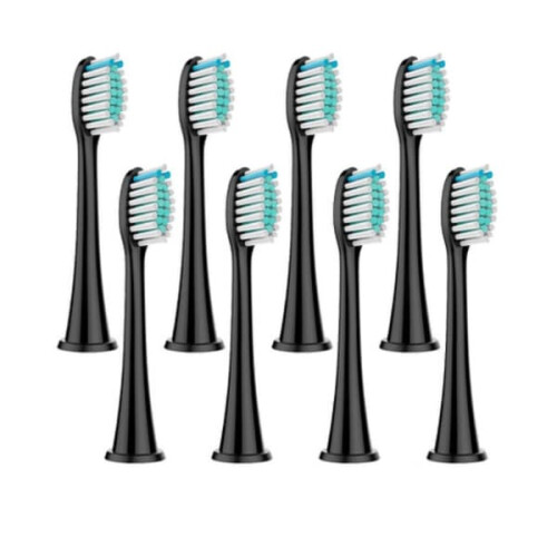 Philips Sonicare Ersatzbürstenköpfe, Schwarz, 8er-Pack