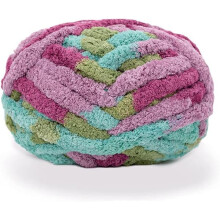 Νήμα σενίλ για κροσέ κουβέρτες supersoft jumbo rose