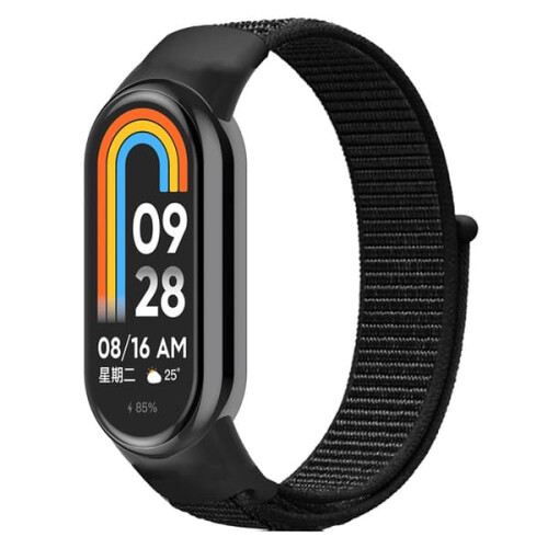 Nylonarmbånd til Xiaomi Mi Band9, svart