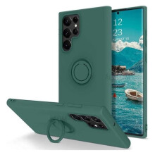 Samsung S22Ultra ütésálló tok gyűrűtartóval rózsaszín