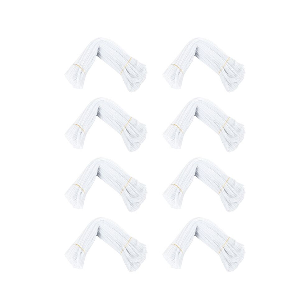 800 Pcs 30Cm Creation Pipe Cleaners, White 6033387116983