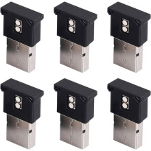 Mini luzes LED USB para interiores RGB, 7 cores, 6 peças