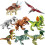 Jurassic World Dinosaurier-Baufiguren, 8-teilig 1