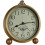 Golden Retro Table Clock Silent Quartz Battery Operated 1