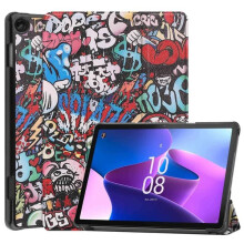 Etui składane na trzy części do Lenovo Tab M10Gen3 - wielokolorowe