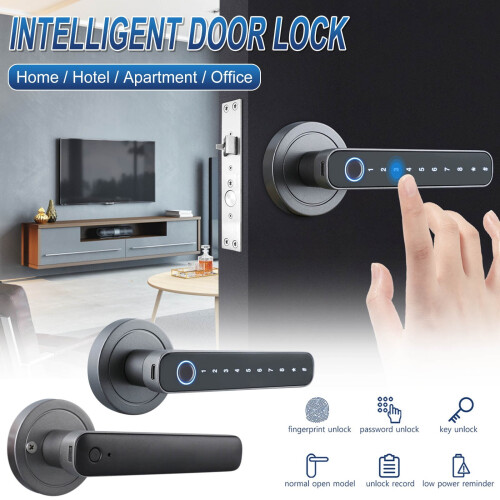 VALSEEL Smart Door Lock Bluetooth Knob with Fingerprint APP 1