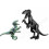 Set de blocuri de construcție cu dinozauri - Indoraptor și Velociraptor 1