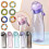 Water Bottle Matte Black with Airborne Fruit Aromas 1
