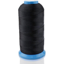 Nylon overlock thread black durable