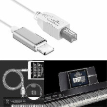 Lightning - USB-B MIDI kábel iPhone és iPad készülékekhez