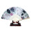 Leque decorativo com luzes em formato de flor, nas cores branco, rosa e azul, 45 cm (18 polegadas). 1