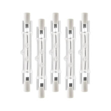 Lampada lineare alogena R7s 118mm 300W 230V - confezione da 5