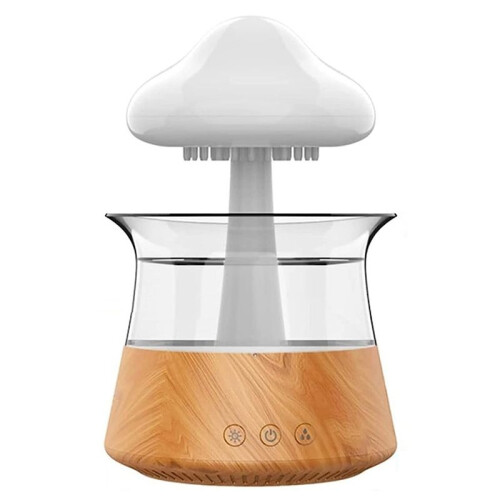 Rain Humidifier Diffuser with 7 Colors Night Lights, Essential Oil Aroma Therapy Diffuser with Remote Control