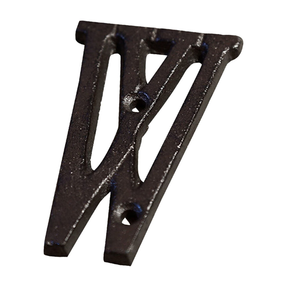 Yoloke House Number Letter Outdoor Sign Cast Iron 3 Inch 900881838795