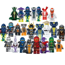 Ninja minifigurenset: Kai Jay Sensei Wu Master (24 stuks)