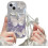 Støtsikkert iPhone13Mini-deksel med sommerfuglglitter 1