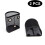 Pencil Holder Metal Semicircle Organizer Black 1