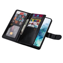 Etui portfelowe FLOVEME do Samsung Galaxy S23Plus w kolorze czarnym