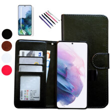 Samsung Galaxy S21 bőrtok fehér