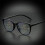 Lesebrille mit Blaulichtfilter, Schwarz 1