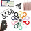 Θήκη μπρελόκ AirTag σε σχήμα κελύφους για iPhone iPad πράσινη, συσκευασία 4 τεμαχίων 1