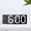 Ionze LED Alarm Clock Battery or Plug-in Black 5