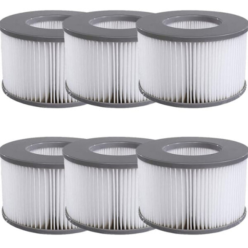 MSPA Pool Bubbelpool Filterpatroner 6-pack