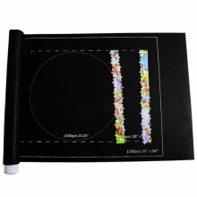 Felt Puzzle Mat Black 36x36 inches