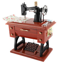 Nähmaschine im Spieluhren-Stil, 1-teilig