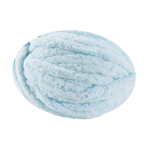 Blue Chunky Polyester Yarn for Crocheting and Knitting 1