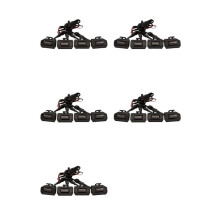 20PCS Car LED Front Grill Lights External Grill Lamp Smoke Amber Light Car Accessories