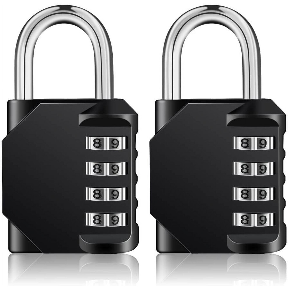 Outdoor Combination Padlock 4-Digit Resettable Weatherproof 972745960362